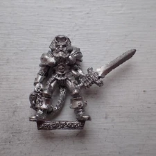 Citadel Warhammer Chaos Champion Of Khorne Sword Bestial Face Tail and Mane