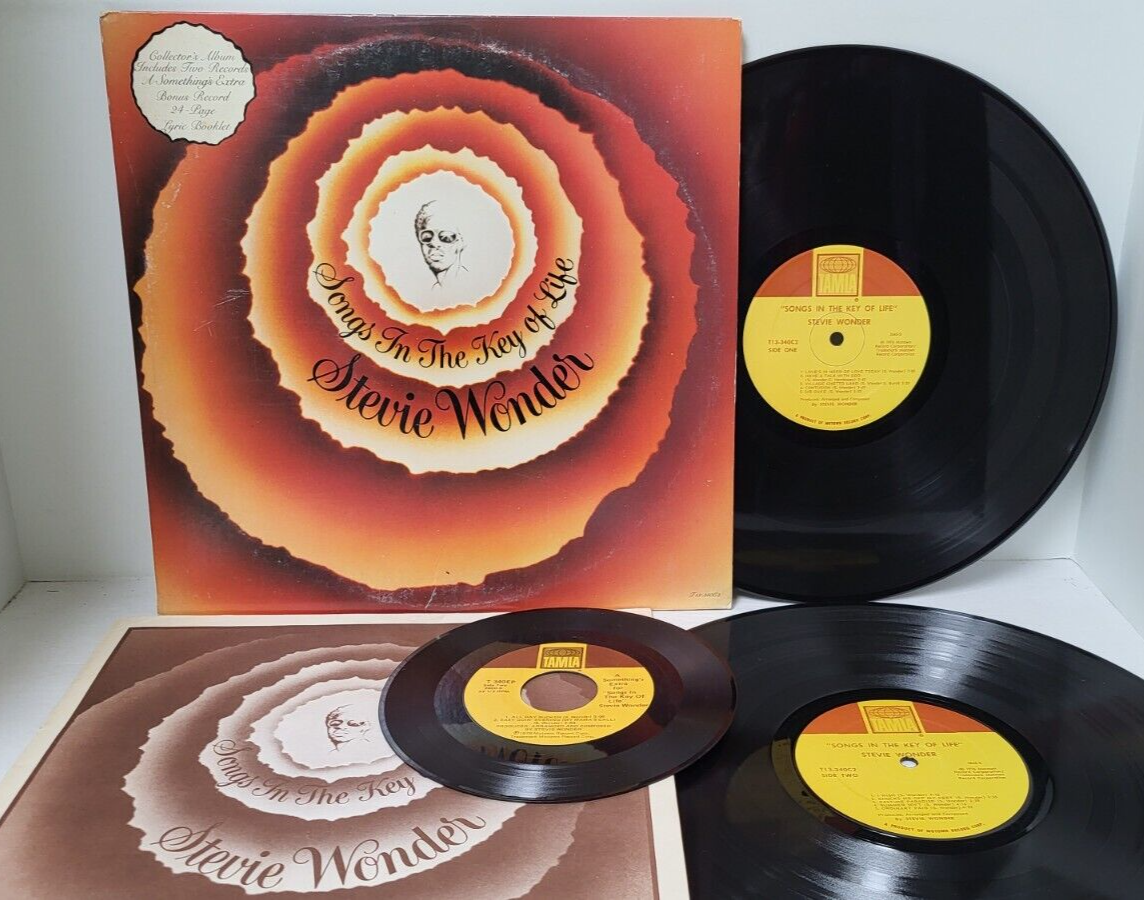 STEVIE WONDER Songs In The Key Of Life 1976 2xLP, 7