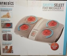 HoMedics Shiatsu Select Foot Massager Heat 4 Rotational Heads Model FMS-255H