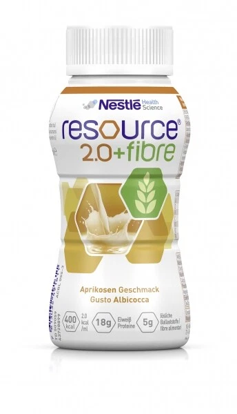 NESTLÈ Resource 2.0 fibre Aprikose, 24 x 200 ml, Trinknahrung