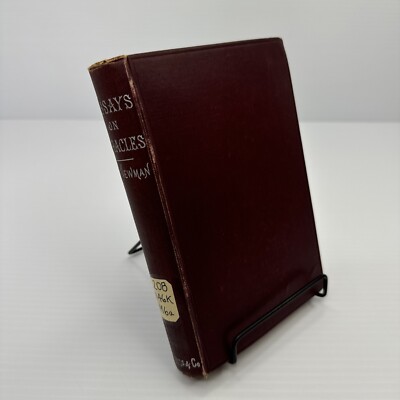 Essays on Miracles John Henry Cardinal Newman 1890 Longmans Green & Co Antique