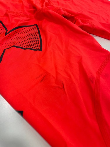 Under Armour HeatGear Sports Youth Boys Size M Compression Leggings NWT Infrared - Picture 8 of 9