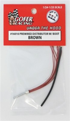 GOFER RACING BROWN PREWIRED DISTRIBUTOR 1/24 and 1/25 SCALE MODEL CAR PART