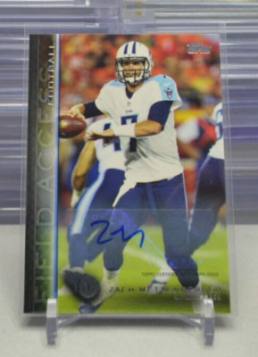 Zach Mettenberger 2015 Topps Field Access Autographs #18 Titans Auto  2-C