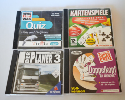 PC DVD CD Spiele Klassiker Sammlung Konvolut Spielesammlung 4 Stück Paket