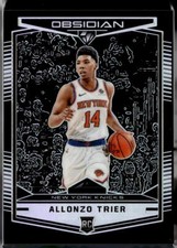 2018-19 Panini Obsidian #580 Allonzo Trier Preview Rookie New York Knicks