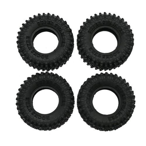 1.0 Soft Rubber All Terrain Tire for 1/24 RC Axial SCX24 90081 AXI00002 Deadbolt - Picture 7 of 10