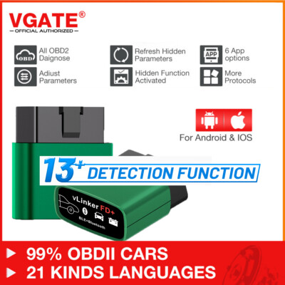Vgate OBD2 Scanner vLinker FD + ELM327 Bluetooth 4.0 Autodiagnose für Ford/Mazda