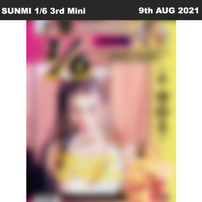 SUNMI 1/6 3rd Mini Album CD+Photobook+Photocard+Etc+Tracking Number