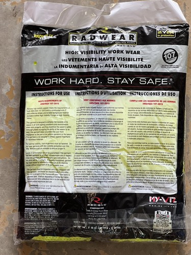 Radians Radwear SV7 Surveyor Safety Vest ANSI107 Type R Class 2 Size S/M - #SV7G - Picture 2 of 2