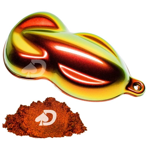 Arson SuperShift® Pearl 25g | Chameleon Pigment ColorShift Red Orange Gold Lime