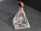 Pink Perfume Pyramid Bottle with Purple Stopper — photo 8