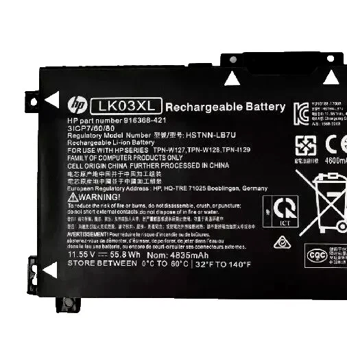 Batería Original LK03XL Para HP ENVY X360 15-BP 15M-BQ 17M-CE 17-BW L09281-855 Foto 2 de 4