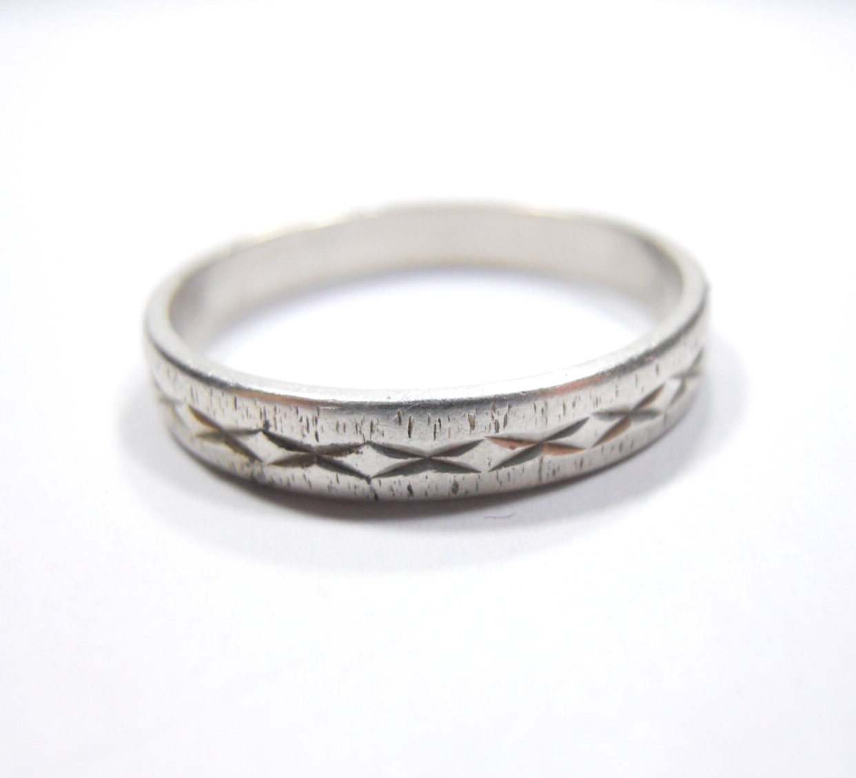 VINTAGE XXX PATTERN STACKABLE DESIGNERS STERLING … - image 2