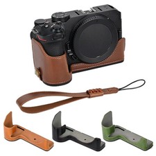 Leather Half Case for Nikon Z30 / Z50 / Z50 II Camera Bag Grip With Strap