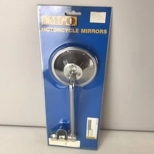 Emgo Motorcycle Mirror 8 Inch Stem w/ 3 Way Clamp-On Part No. 20-06808