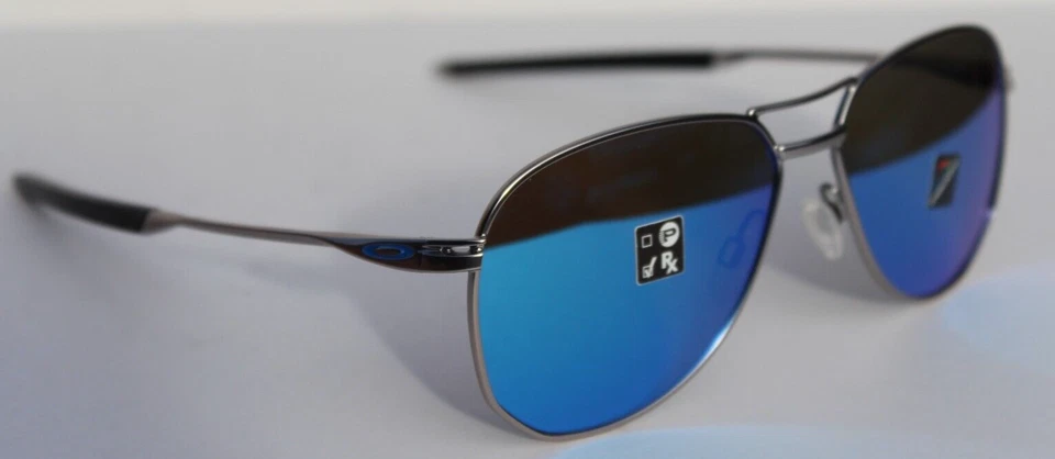 OAKLEY Contrail Sunglasses Satin Chrome/Prizm Sapphire NEW NO BOX OO4147-0357 - Image 3 of 4