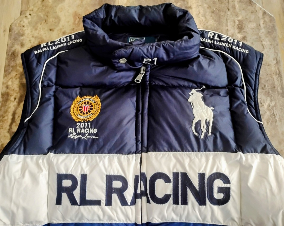 Ralph Lauren Polo P1 USA 2011 RL Team Racing Puffer Sport Vest