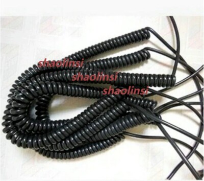 4-5m Core Spring Spiral Cable Coiled Cable for CNC Handheld Encoder x1