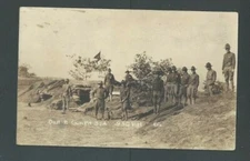 1917 Real Picture Post Card WWI The Gun Pit 