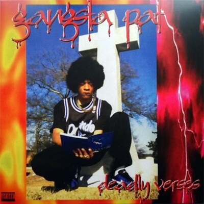 Gangsta Pat Deadly Verses Record LP Black Rare Memphis Rap Reissue new unplayed