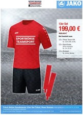 Jako Trikotsatz je 13xTrikot Team 4233, Hose ...