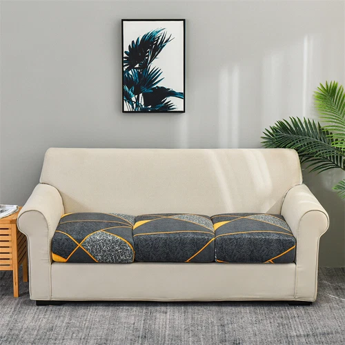 1-4 Seat Sofa Seat Cushion Covers Stretch Couch Cushion Slipcovers Protector US - Picture 18 of 33