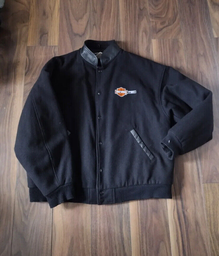 Harley-Davidson F-150 Black Bomber Jacket Ford Motor Co Harley-Davidson F-150 Black Bomber Jacket Ford Motor Co