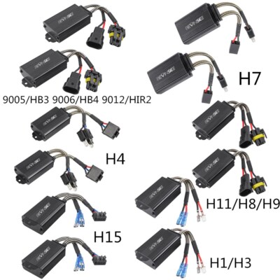 BEVINSEE V45 H1 H4 H7 H8 H11 HIR2 LED Glühlampen Lastwiderstand Decoder Canbus