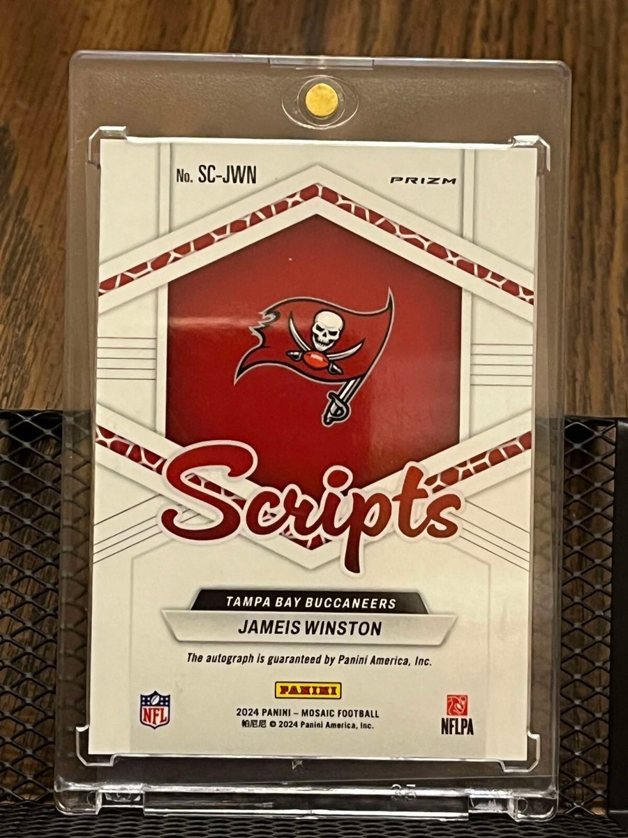 JAMEIS WINSTON 2024 MOSAIC SCRIPTS SILVER PRIZM TAMPA BAY