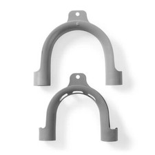 2x Drain Outlet Hose Hook Plastic U-Bend Pipe Support for Washing Machine