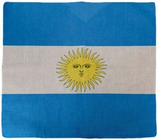  2 PACK Argentina Country Black Outline 22"x22" 100 Cotton Bandanna