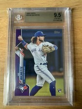 BO BICHETTE 2020 Topps Series 1 #78 BGS 9.5 Meijer Purple Rookie SP RC Blue Jays