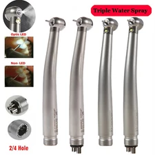 Pieza de Mano Dental de Fibra Óptica E-generador de Alta Velocidad 2/4H Turbina