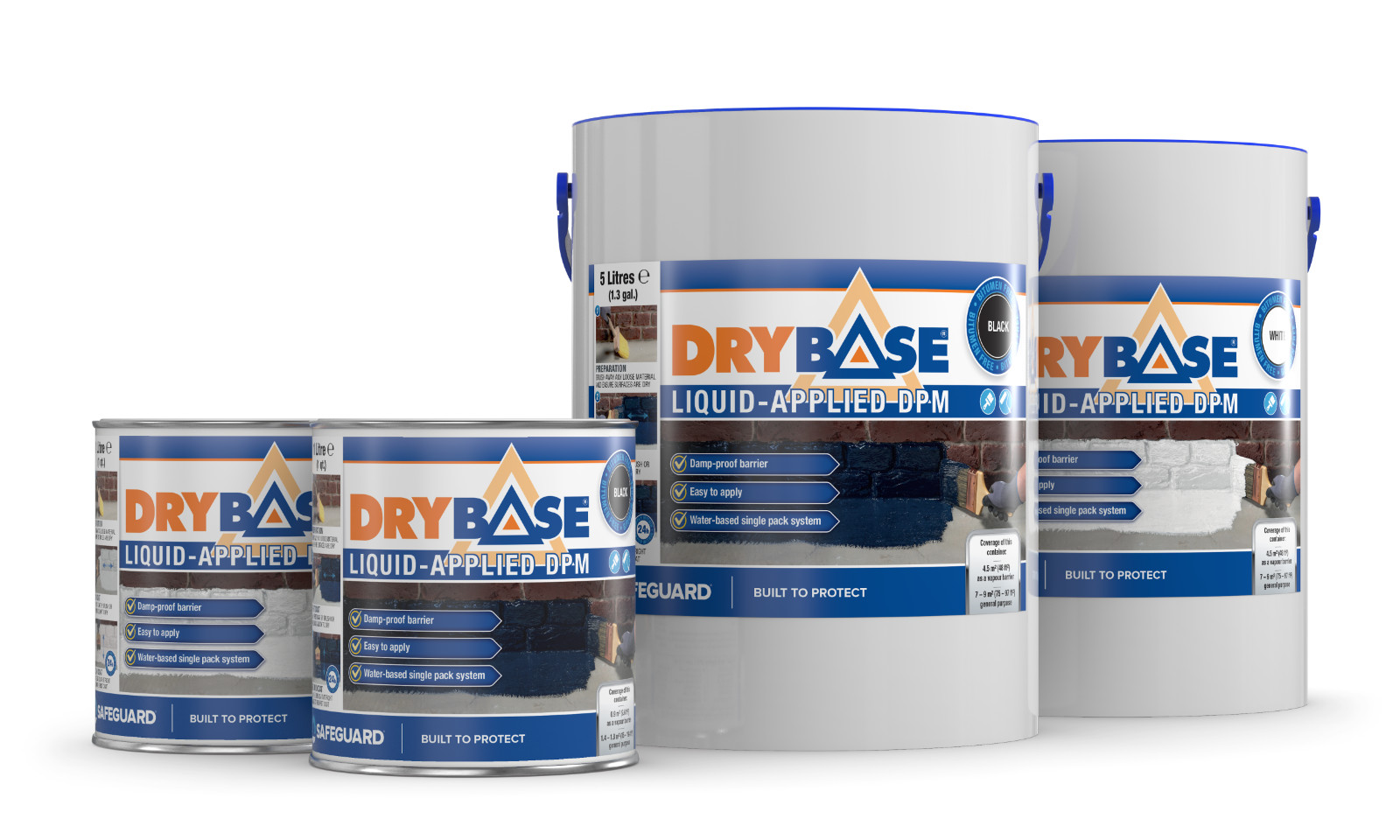 Peinture anti-humidité Drybase pour aménager une buanderie sur sol en béton
