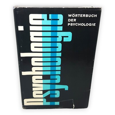 Wörterbuch der Psychologie Clauß Günter 1976 VEB Bibliographisches Institut Buch