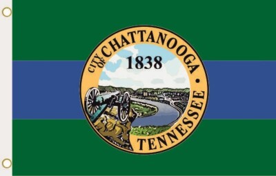 Fahne Flagge Chattanooga Tennessee Hissflagge 90 x 150 cm