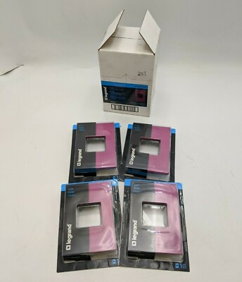 4PC Adorne AWP1G2PL4 1 Gang Wall Plate Cover Plum Residential Commercial Elec