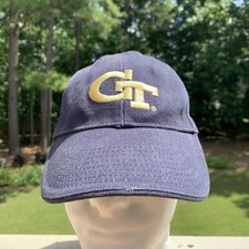 Georgia Tech Yellow Jackets GT Baseball Cap Hat Men OSFM Blue