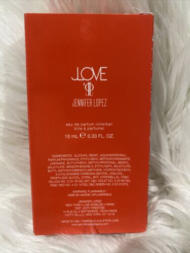 JLove Jennifer Lopez Eau de Parfum Rollerball Perfume .33 fl oz Travel Size NEW - Picture 2 of 2