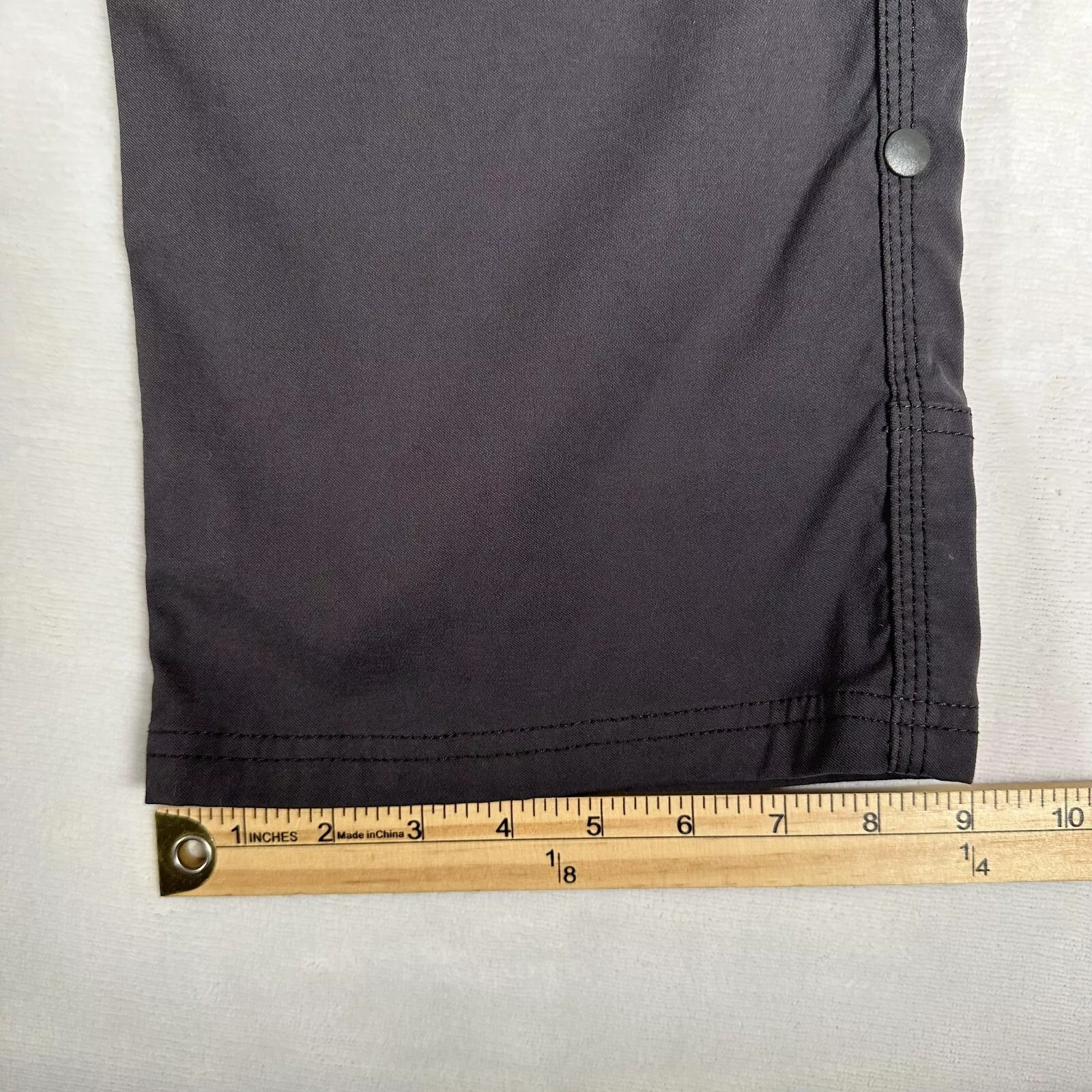 prana straight leg slash pockets adjustable waist pants