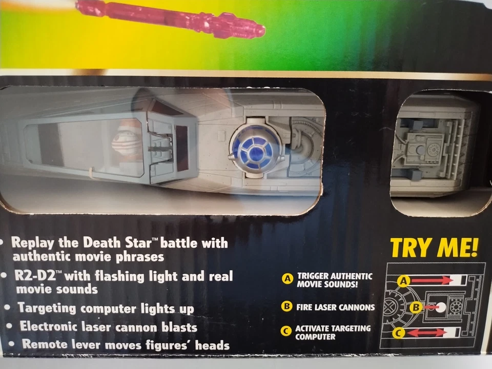 Star Wars 69784 POTF Electronic Power F/X Luke Skywalker Red X-Wing Fighter 1997 Foto 2 de 4