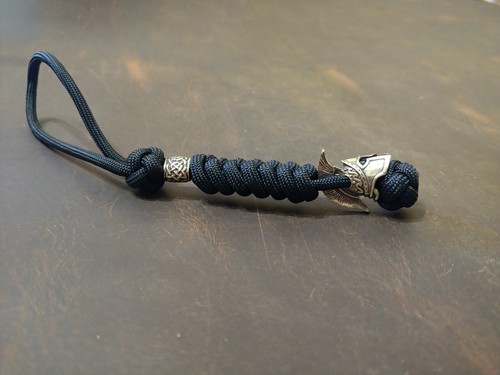 Paracord Coltello Cordino multicolore con casco perline legionario/casco spartano - Foto 7 di 8