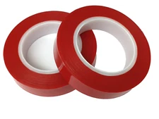 1 INCH HIGH TACK POWDER COATING ANODIZING PLATING RED POLYESTER MASKING TAPE