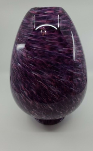 Beautiful Art Glass Vase HOT ISLAND GLASS Signed W.C. Lowry 2011 Great Used Cond - Picture 8 of 11