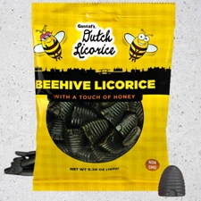 Gustaf's Traditional (Black) Licorice Beehives 5.29 Oz Bag