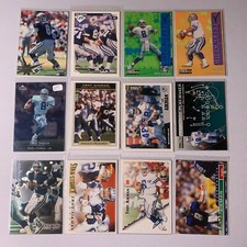 Troy Aikman 12 card lot Dallas Cowboys