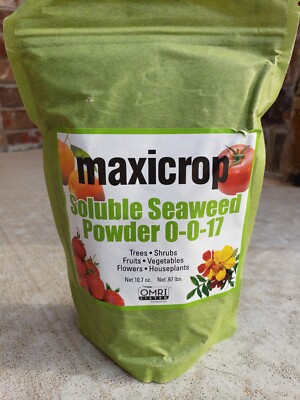 Maxicrop Pure Seaweed Extract Soluble Powder 0-0-17 Natural Growth Stimulant