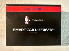 Aroma360 Smart Car Diffuser, NBA 76ers,Scent Refill Bottle not Included New Box