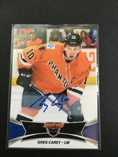 F65965  2014-15 Upper Deck AHL Auto #70 Brendan Gaunce 